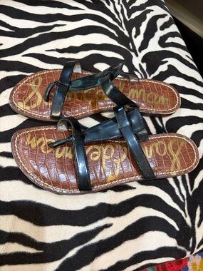 Sam Edelman Kira Patent Leather Sandals Size 10